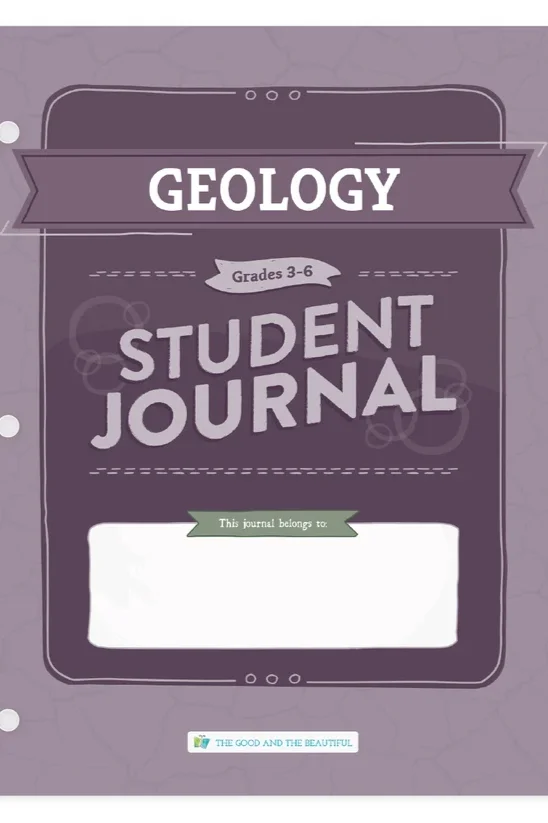 Geology Student Journal Grades 3-6
