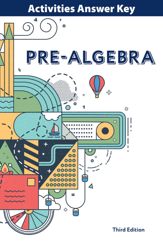 Pre-Algebra Activities Answer Key — Mark Wetzel, Gene Bucholtz, Jeffrey A. Jaeger (A)